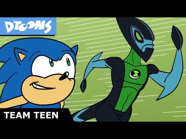 Team Teen: A Quick Rescue | Complete Saga | Big Damn Cartoon Crossover | Dtoons