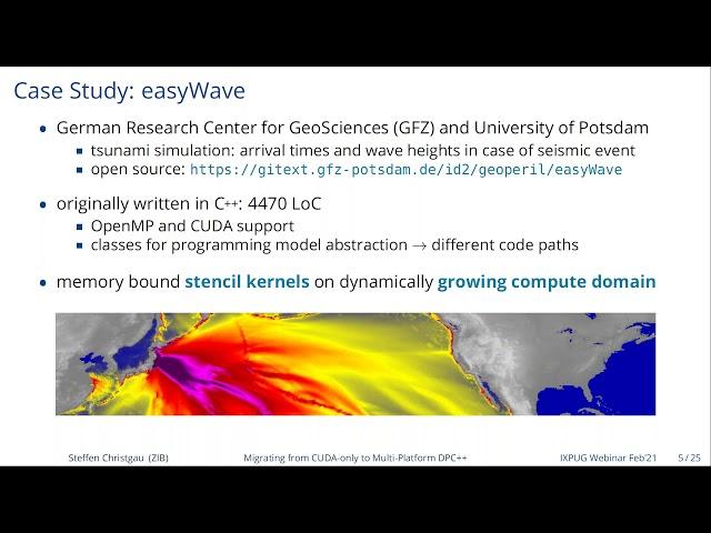 IXPUG Webinar: Migrating from CUDA only to Multi Platform DPC++