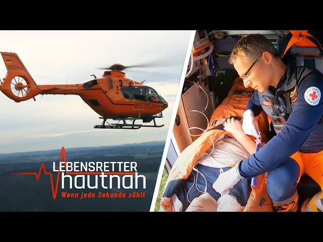 Einsatz mit dem Helikopter! Können die Notärzte den Patienten retten? | Lebensretter Hautnah | SAT.1