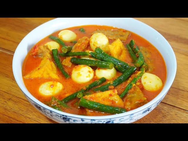 RESEP TELUR PUYUH CAMPUR MASAK SANTAN | SEDAPNYA GA MAIN-MAIN