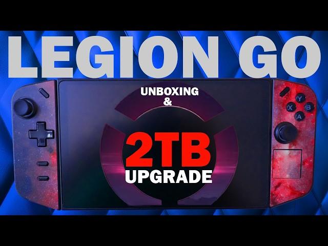 Lenovo Legion Go Unboxing, Initial Setup, and 2TB Samsung Evo Plus SSD Install