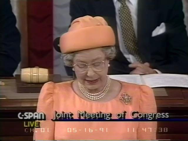 Queen Elizabeth II Address to Congress (1991)