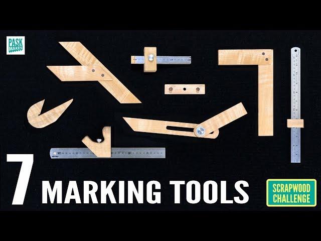 7 Homemade Marking Tools for Woodwork - Scrapwood Challenge ep27