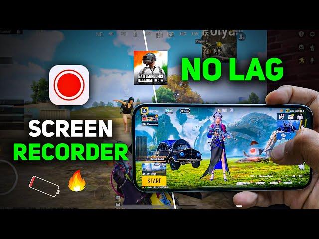 best no lag screen recorder for pubg & bgmi | best screen recorder for android for gaming | 