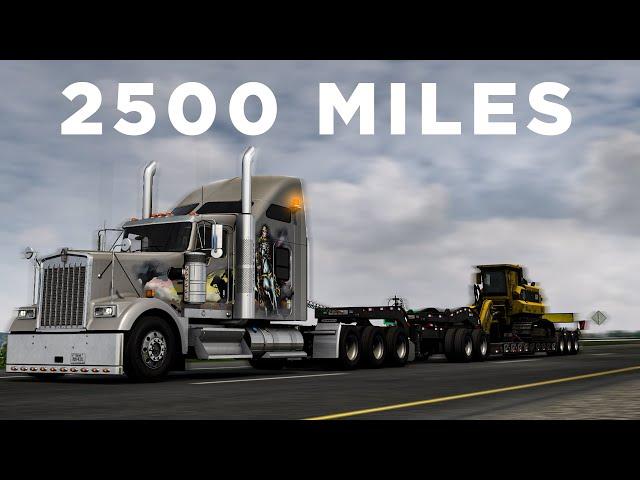 Longest ATS Trip - Washington to Texas