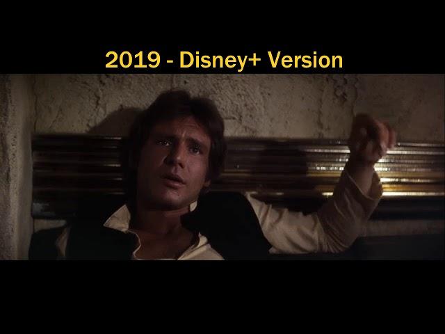 Han/Greedo Scene New 2019 Disney+ Change Comparison (Maclunkey)