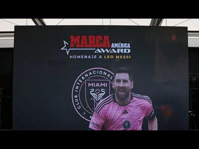 Lionel Messi will receive the MARCA America Award today at Chase Stadium in Miami