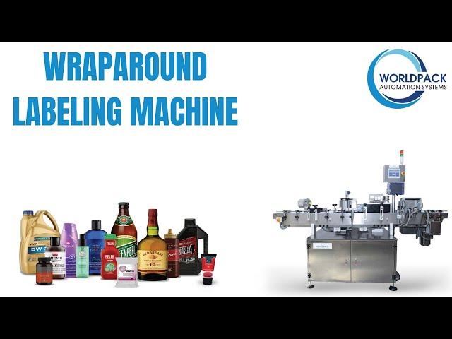 Wraparound Labeling Machine for Square Bottles