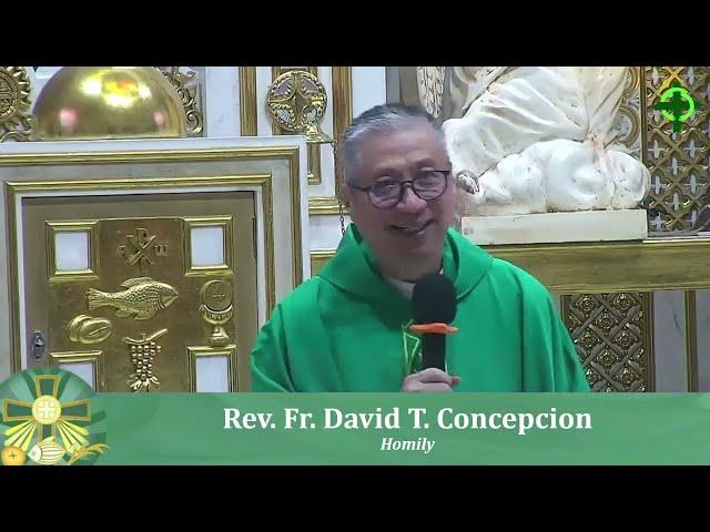 THERE ARE THINGS MORE IMPORTANT THAN FOOD - Homily by Fr. Dave Concepcion (6:00pm Sunday Mass)