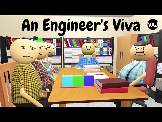 An Engineer's Viva | Tinku Tabela | Final Project | Vick Animated Jokes | VAJ