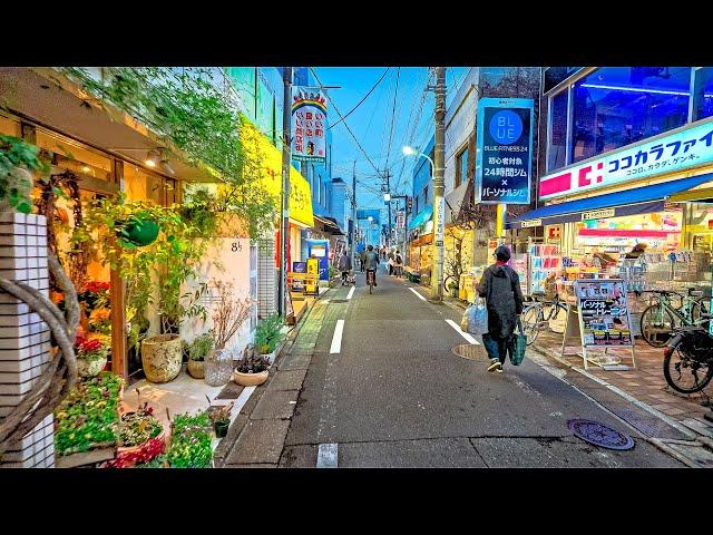 Suburban Tokyo Evening Walk in Gotokuji, Japan • 4K HDR