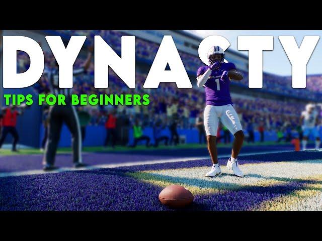 College Football 25 Dynasty Tips for Beginners