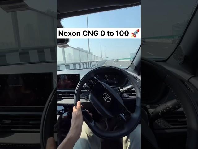 Nexon CNG Speed Test  #shorts #youtubeshorts #viralvideo #trending #tata #nexon #cng #suv #car