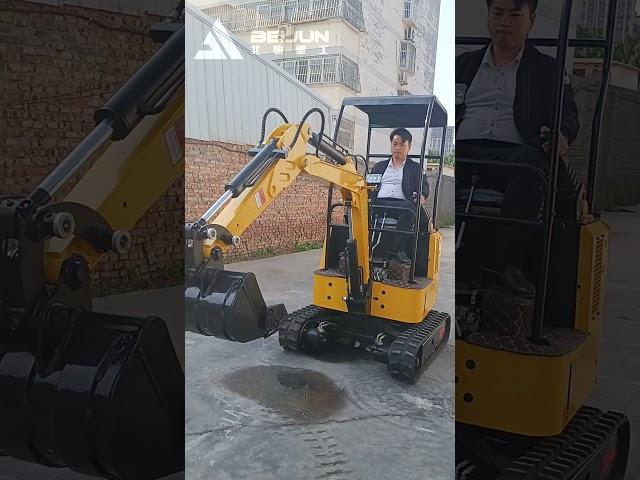 1-3 Ton Mini Construction Machinery Backhoe Loader Excavator Digger