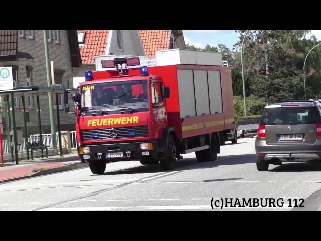 [FEU 7 X Großfeuer bei Jacobs in Elmshorn] Einsatzfahrten LZG/ABC-Dienst und Feuerwehr