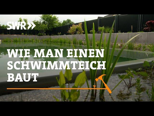 How to build a swimming pond | SWR Craftsmanship