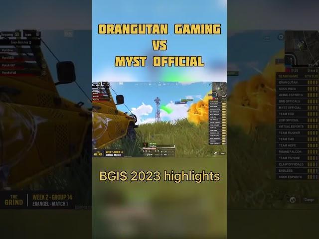 OG vs Myst Officials intense fight  BGIS 2023 highlights 