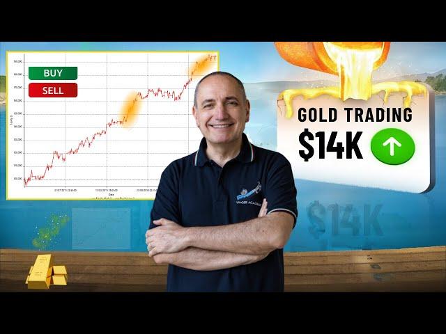 Gold Trading: $14,000 in 2024 Using Two Opposite Strategies!