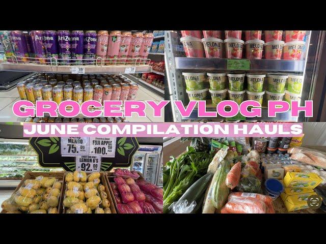 25 MIN RELAXING ASMR Grocery Vlog | Shopping Haul Ph + Prices | June Compilation | Everyday with Ana