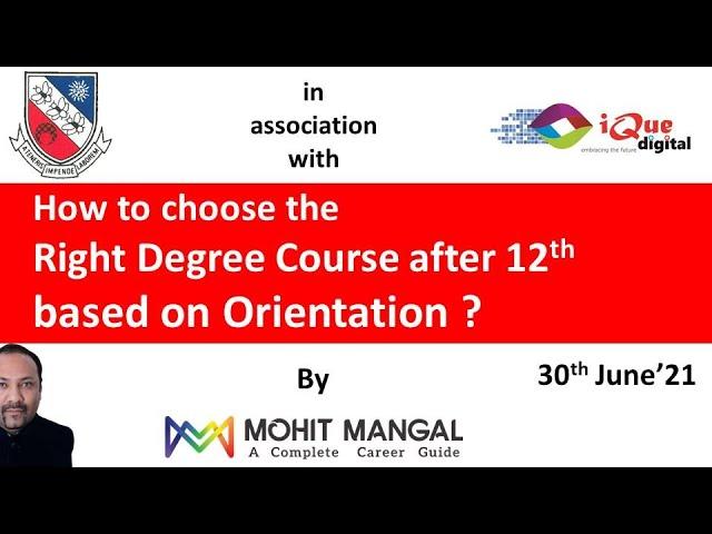 How to choose the Right Degree Course after 12th | St Xavier's Loyola Hall
