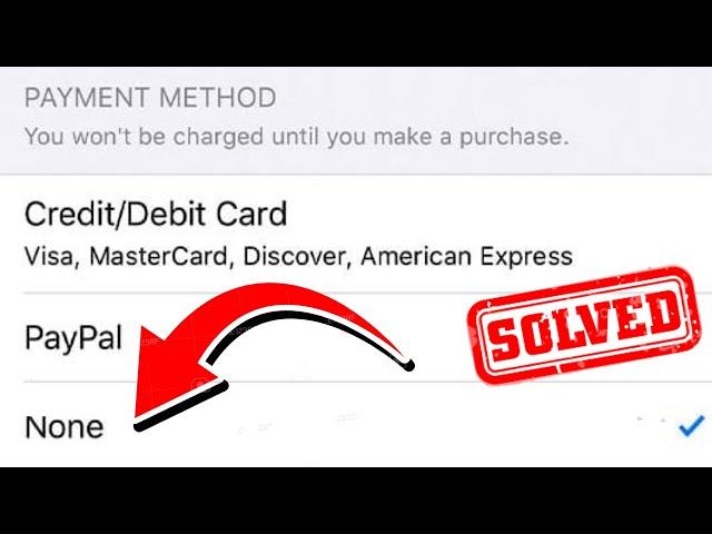 No None Option in Payment Method Apple ID iOS 15 | Remove Payment Method from iPhone iOS 15 | iOS 14