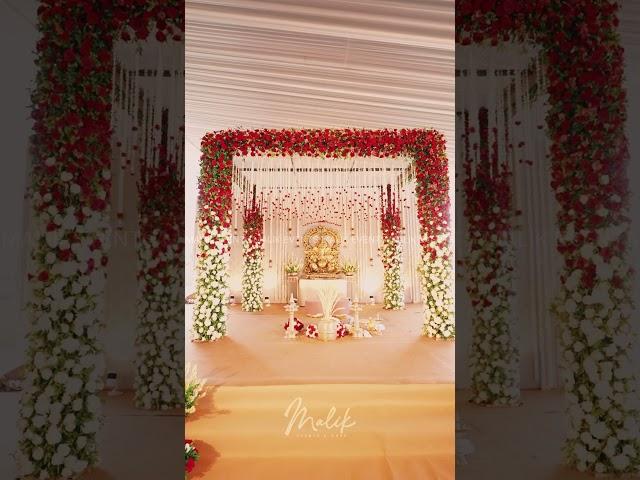 Tradition meets Divinity | Malik Events | Traditional Decor | Kerala Wedding | Decor Inspo | Kannur