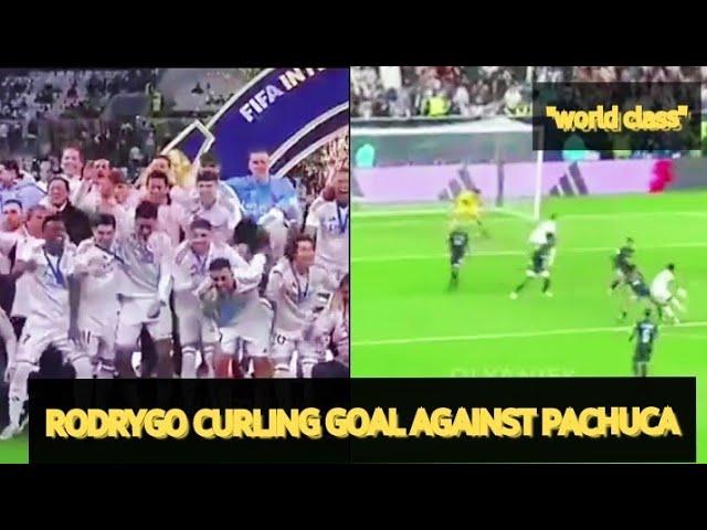 Rodrygo’s Dazzling Curler Goal Help Madrid Lift Intercontinental Cup Against Pachuca!#madrid