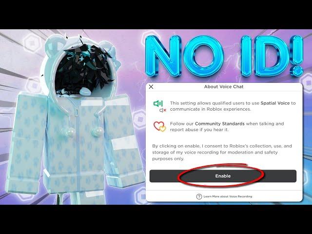 Get Roblox VOICE CHAT NO ID NO VERIFICATION! [December 2023]