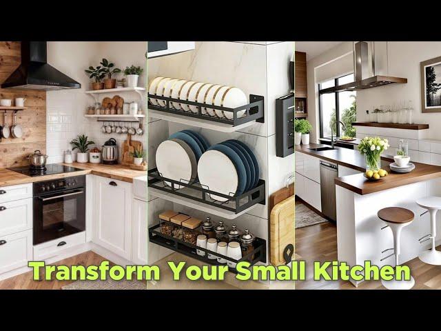 Transform Your Small Kitchen: Small Kitchen Organization Ideas #smallkitchen #kitchenorganization