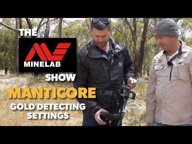 Minelab Manticore Settings for Gold Detecting