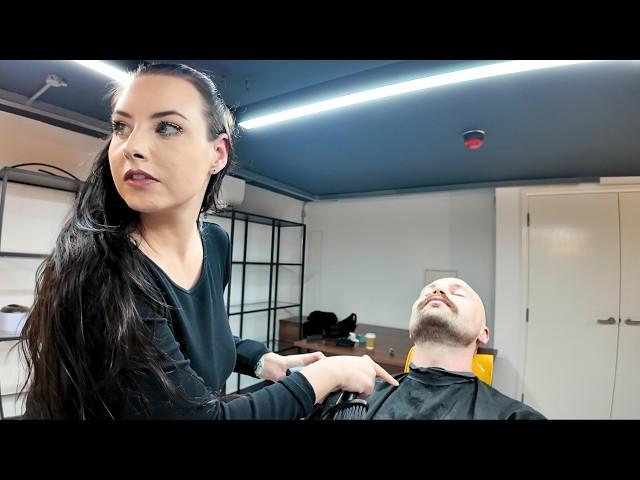 She Took Me To Heaven With Her Wet Shave & Facial - Relaxing [ASMR]️