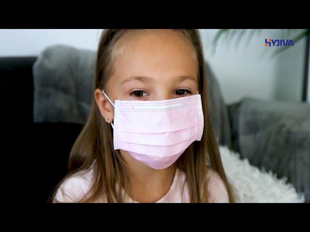 Hyjiva Disposable 3-ply Face Masks for Children