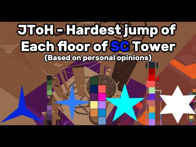 JToH - Hardest jump of Each floor of Soul Crushing tower