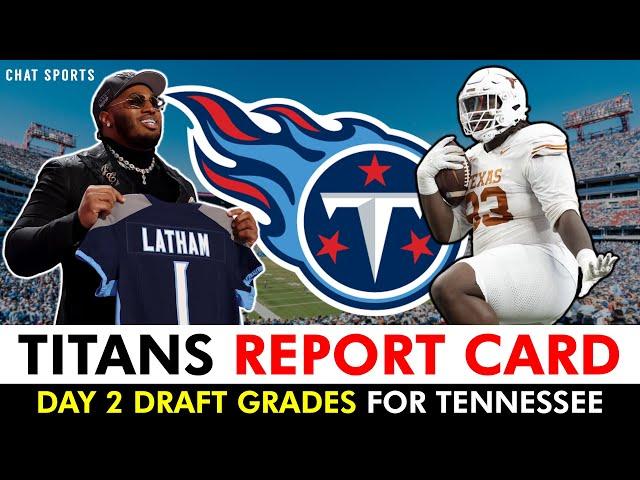 Titans Draft Grades: T'Vondre Sweat & JC Latham n Rounds 1-2 + Day 3 Draft Targets