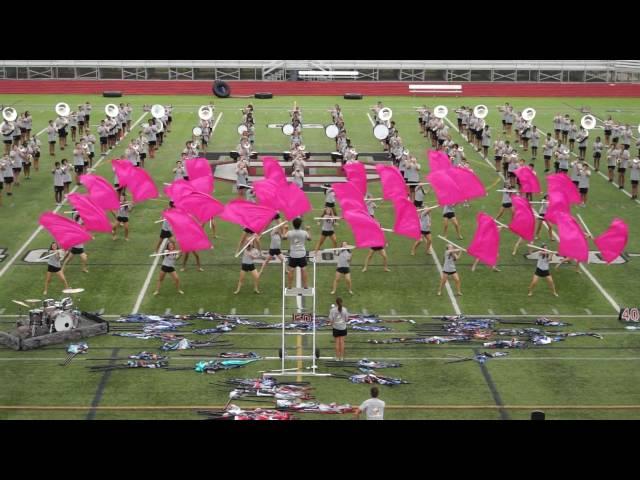 Troy Colt Marching Band preview - pregame show - Confident, Color Guard, 8/19/2016