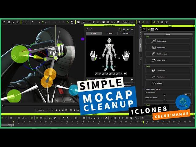 Cleaning up Mocap Data in iClone 8