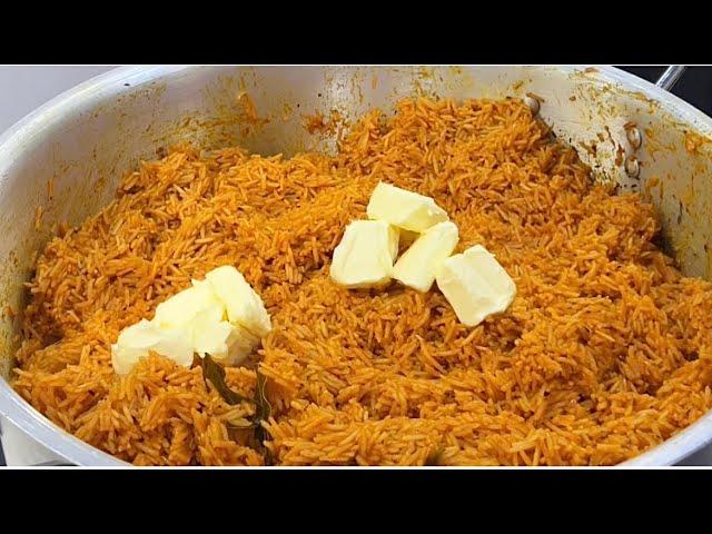 Making a Big Pot of Party Jollof Rice