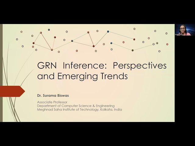 "GRN Inference: perspectives and emerging trends" by Surama Biswas