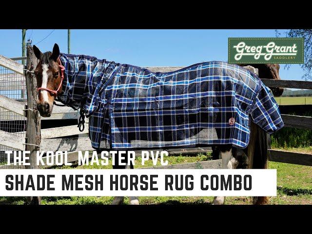 Introducing the Kool Master PVC Shade Mesh Horse Rug Combo - Greg Grant Saddlery