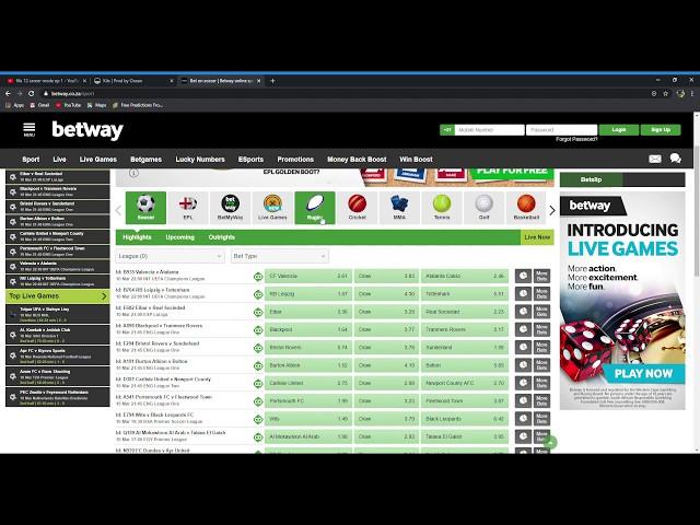 Betway tutorial for beginners