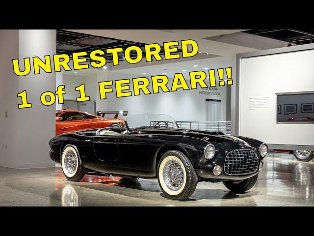 MULTIMILLION DOLLAR FERRARI | UNRESTORED 1952 FERRARI BARCHETTA