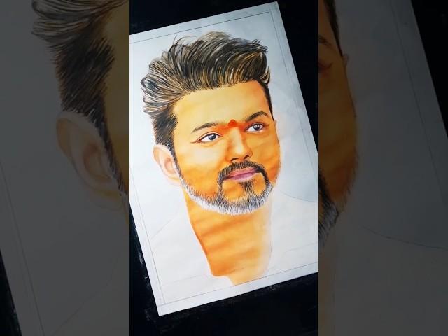 Thalapathy വിജയ് ️ TVK  #drawing #art #pencildrawing #viralvideo #tvkvijay #tvkmanadu #tvk #shorts