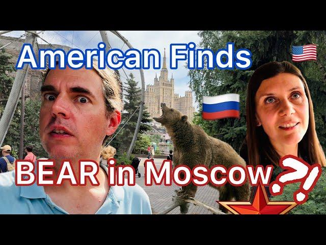 BEARS in the heart of MOSCOW?!See WHAT Else thisAMERICAN has found in RUSSIA in Summer!