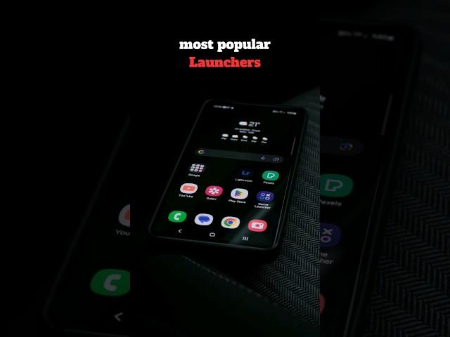 Top 5 most popular Launchers on android  #shorts #launcher  #android #popular #app