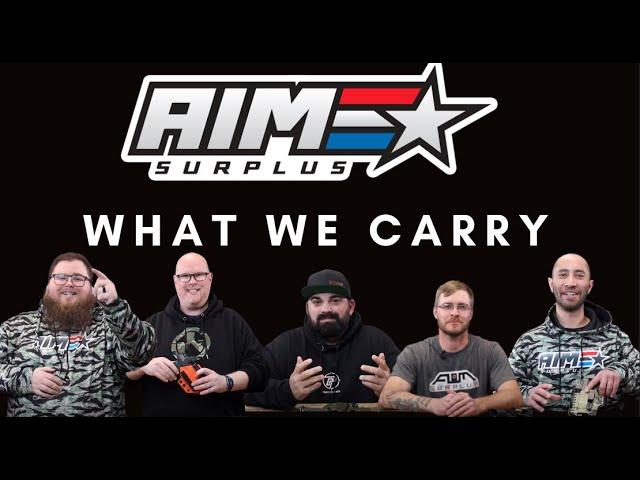 What Does The AimSurplus Crew Carry? Our EDC setups.