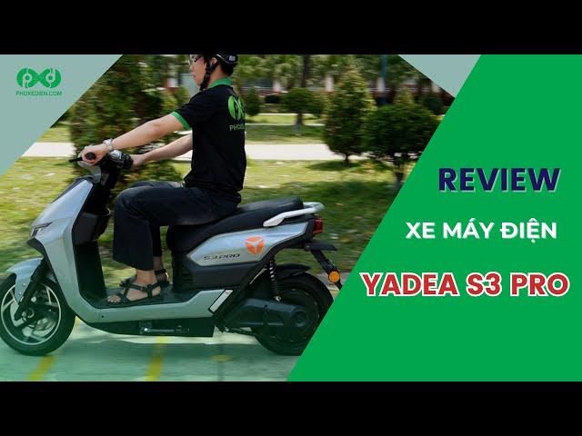 Review Xe Máy Điện Yadea S3 Pro - Phố Xe Điện