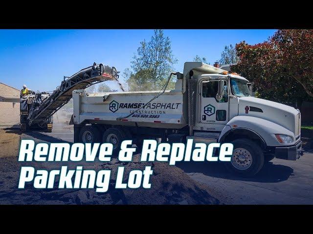 HOA Parking Lot Remove and Replace with Restriping