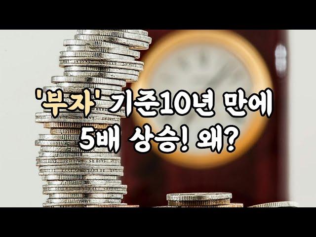 부자의 기준 순자산  / 물가상승 / 부동산 가격