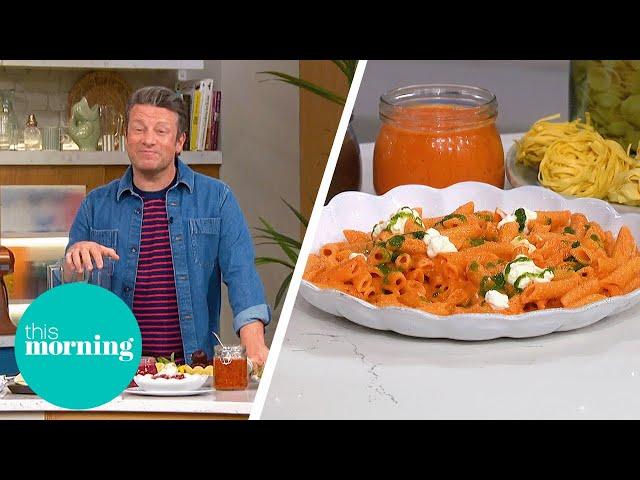 Jamie Oliver’s Quick & Easy No-Cook Pasta Sauce Recipes | This Morning