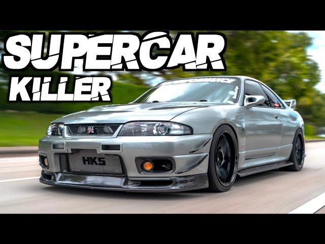 Skyline GTR SMOKES Supercar on the Street! - 900HP AWD 2.8L Stroker HKS T51R (The Perfect R33)